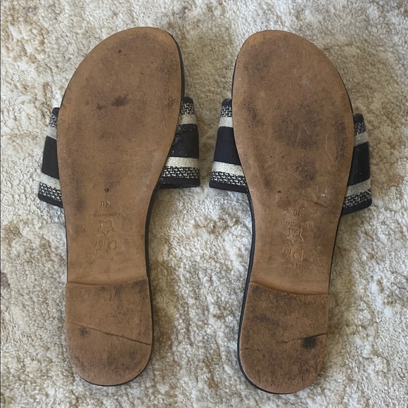Christian Dior DWay Slides Navy Size 40 - Picture 6 of 7